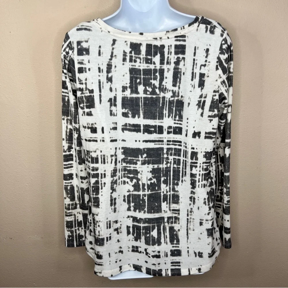 Medium Rose And Olive Beige Grey Tie Dye Pullover Casual Boho